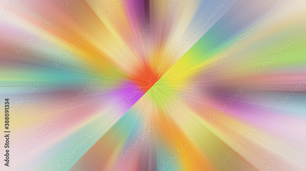 Obraz premium Colorful Wallpaper zoom blur effect speed line comic anime illustration abstract for background