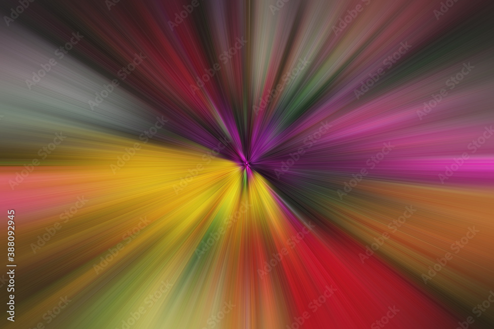 Obraz premium Colorful Wallpaper zoom blur effect speed line comic anime illustration abstract for background