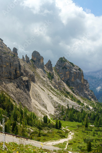 The road to Tre Cime di Lavaredo, Dolomites, at summer © Claudio Colombo