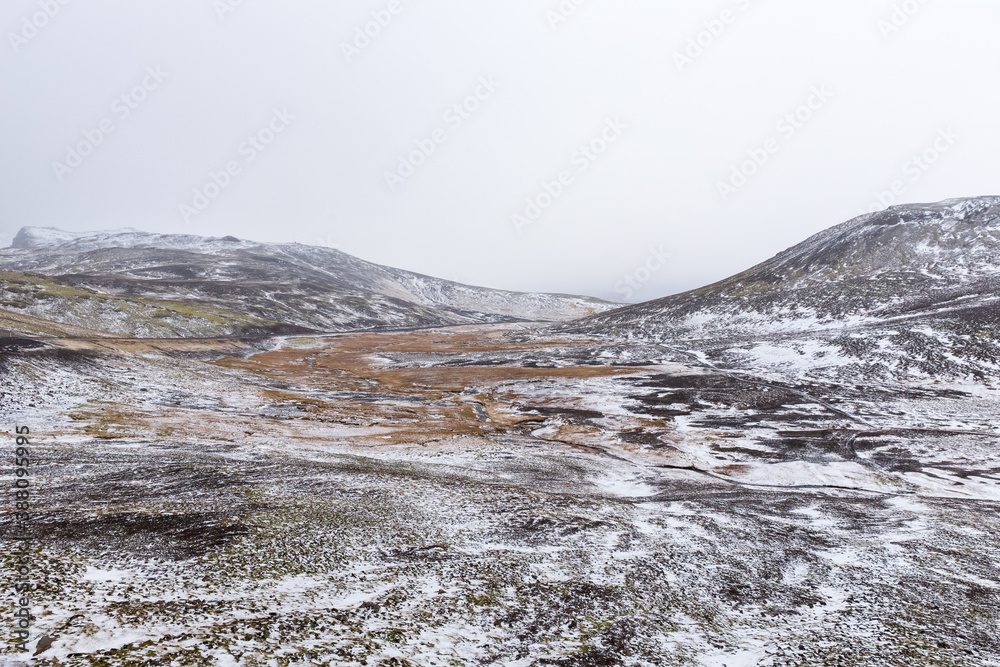 colorful winter landscape on Snæfellsnes peninsula, Iceland colorful winter landscape on Snæfellsnes peninsula, Iceland