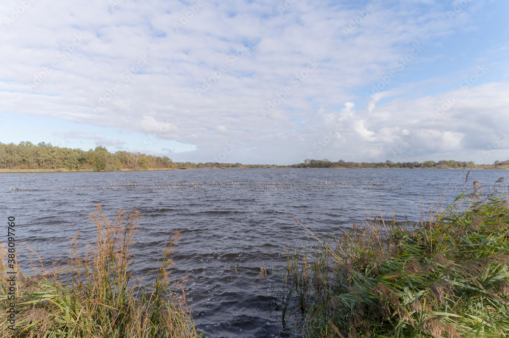 The Grote Wije lake in Abcoude, the Netherlands