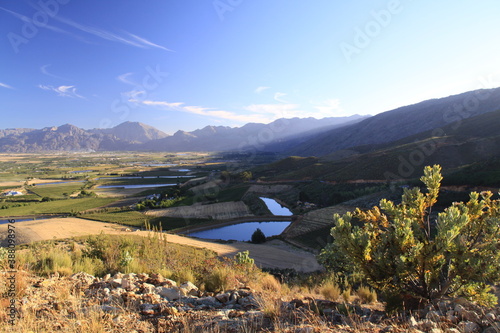 view of the mountains in the Ceres valley