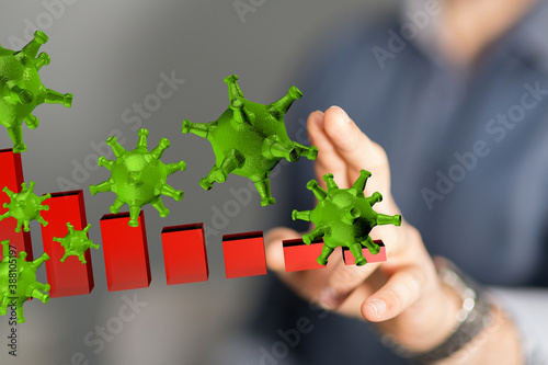 The coronavirus impacts the...
