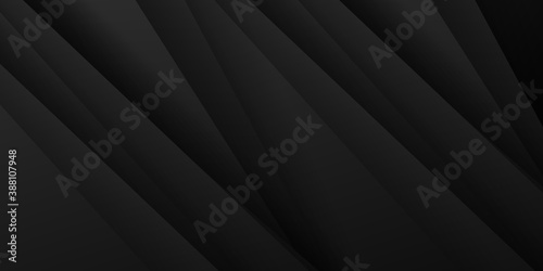 Dark black abstract business background with shadow overlap layers