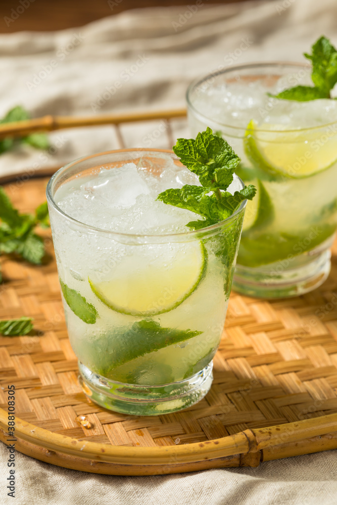 Boozy Refreshing Rum Mint Mojito Cocktail Boozy Refreshing Rum Mint Mojito Cocktail