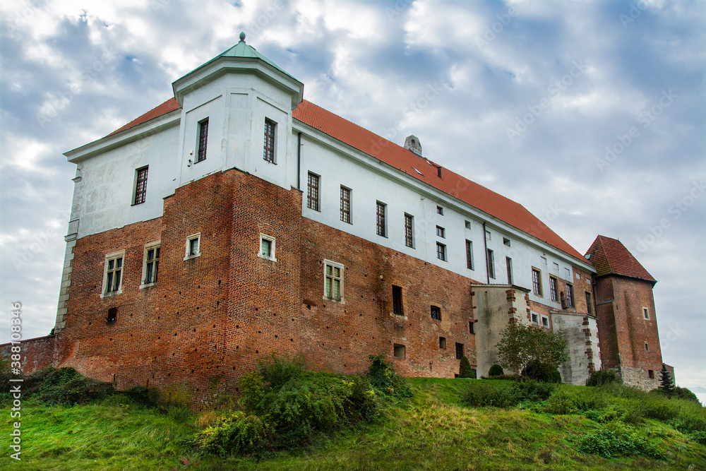 castle in the old town of Sandomierz in Poland castle in the old town of Sandomierz in Poland