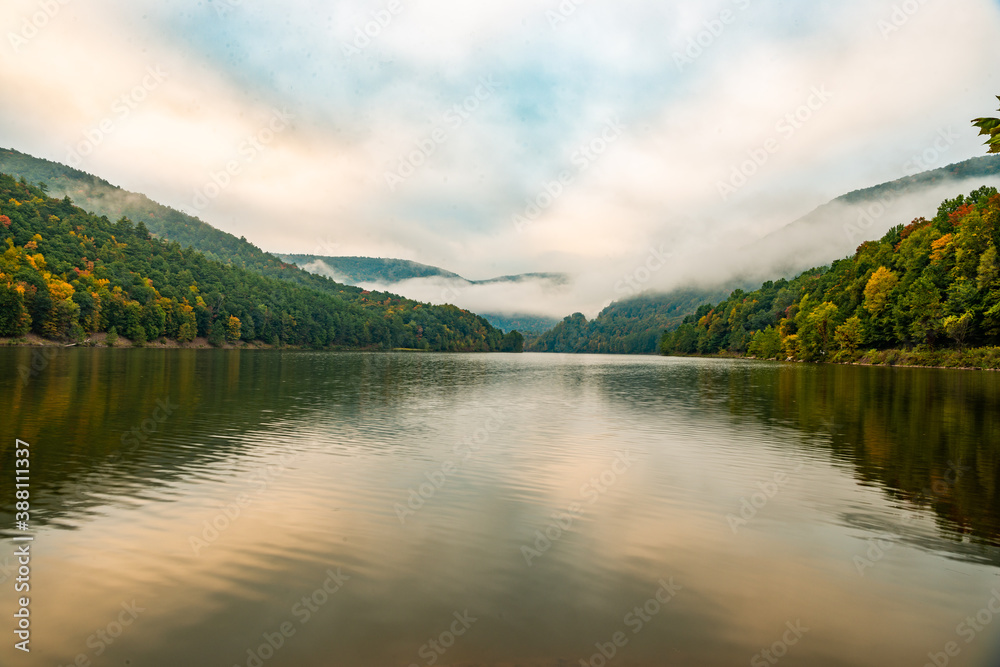 Beautiful Fall Foliage In the Mountains of Pennsylvania Beautiful Fall Foliage In the Mountains of Pennsylvania