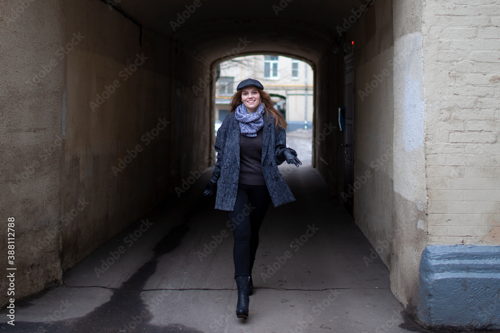 woman in the city