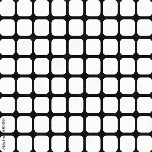 White squares on black background