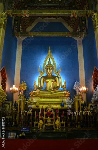 Bangkok, Thailand - Wat Benchamabophit, The Marble Temple Buddha