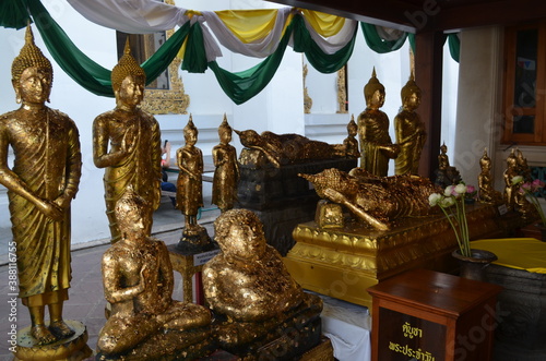 Bangkok, Thailand - Wat Pho, Temple of the Reclining Buddha Statues