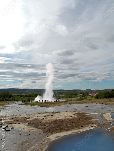 Geysir Strokkur in Island