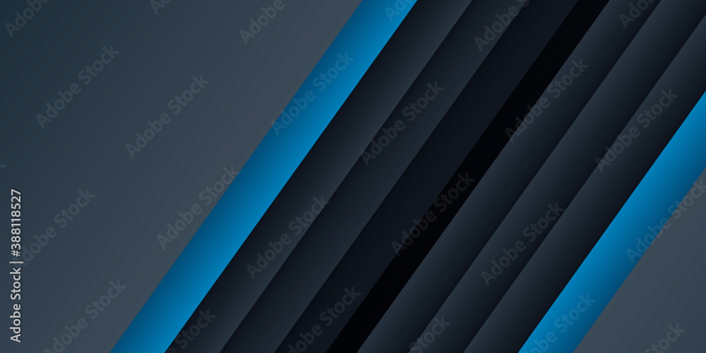 Abstract blue black geometric background with dynamic paper cut style layers Abstract blue black geometric background with dynamic paper cut style layers