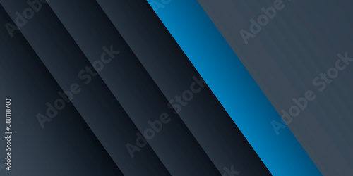 Modern blue black abstract curve lines background for presentation design, banner, brocure, corporate and business card 