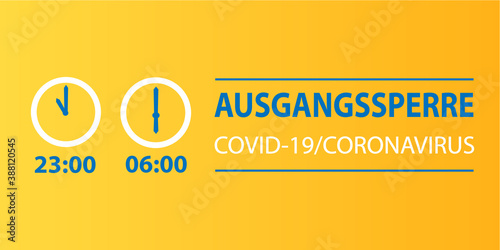 Ausgangssperre Covid-19