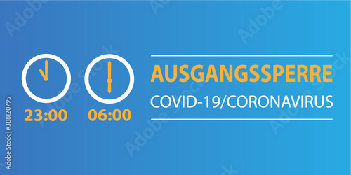 Ausgangssperre Covid-19