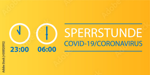 Sperrstunde Covid-19