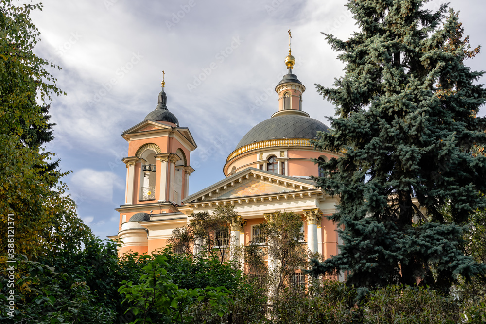 Varvarinskaya Church in Moscow center on Varvarka street. Russia.