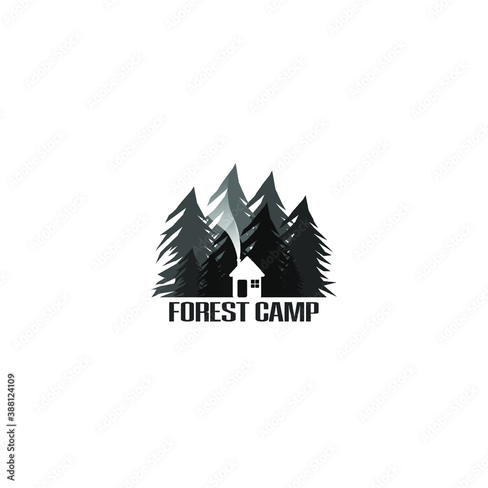 Forest camp logo