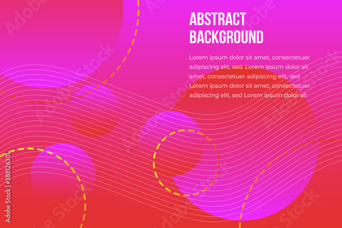 Pink magenta abstract background white wave lines, vector design