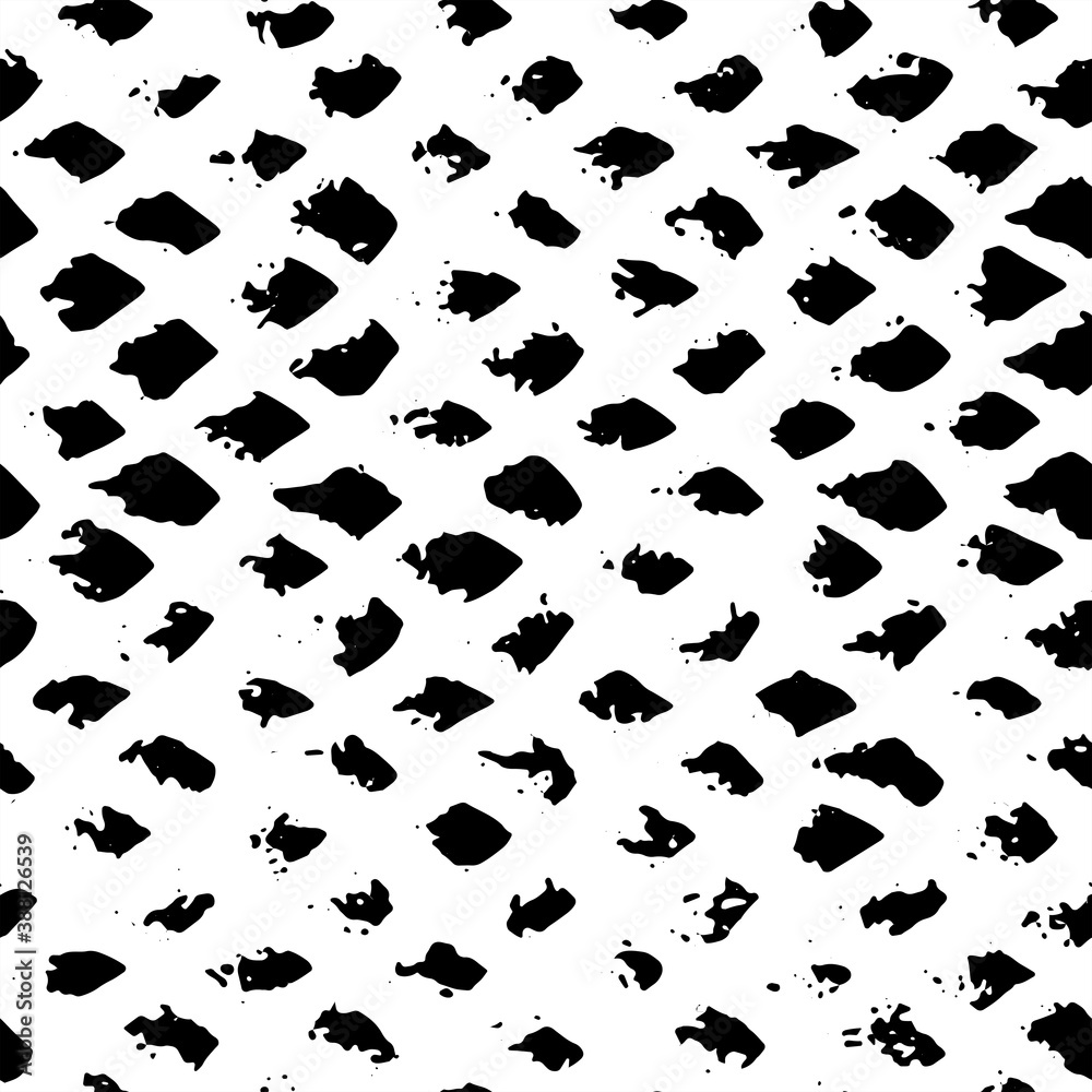Full Seamless Abstract Pattern. Monochrome Vector. Black and White Dress Fabric Print. Design for Textile and Home Decoration. Full Seamless Abstract Pattern. Monochrome Vector. Black and White Dress Fabric Print. Design for Textile and Home Decoration.