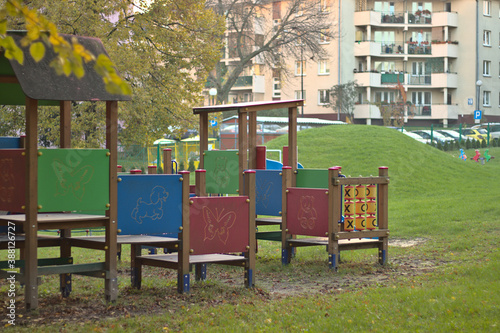 Empty playground for children © Paweł Kowalczuk