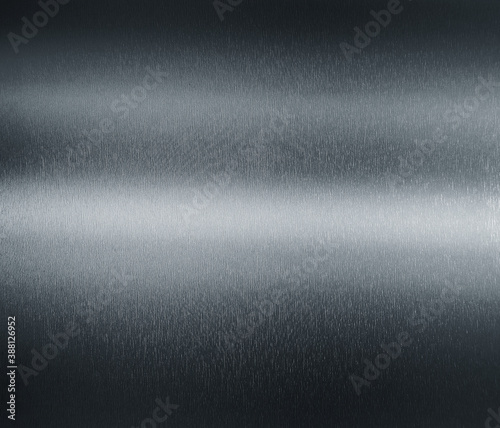 Silver metallic gradient texture background with horizontal highlights