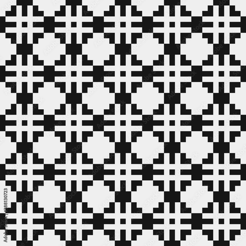 Abstract Cross Pattern Dots Logo generative computational art illustration