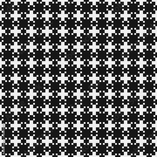 Abstract Cross Pattern Dots Logo generative computational art illustration