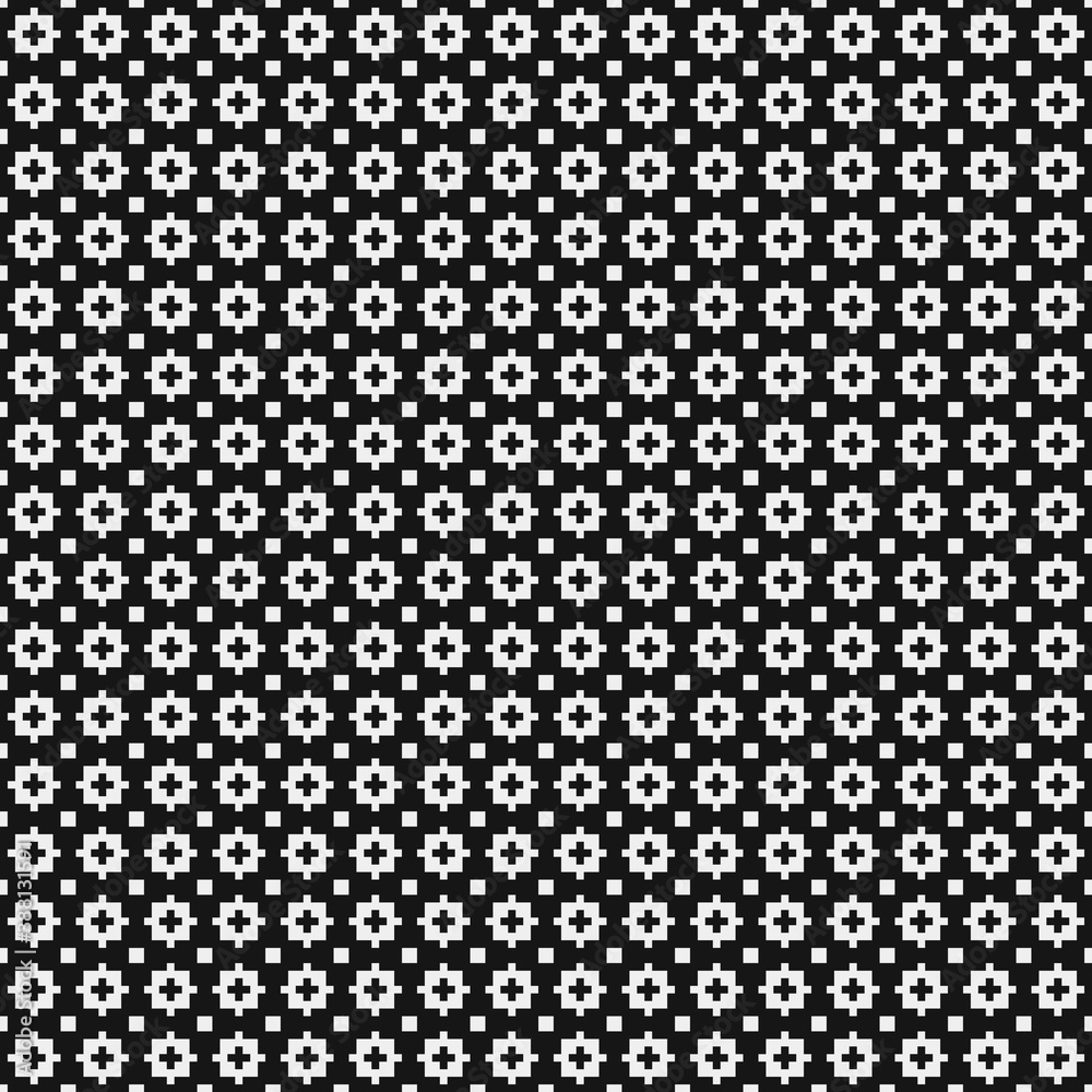 Abstract Cross Pattern Dots Logo generative computational art illustration