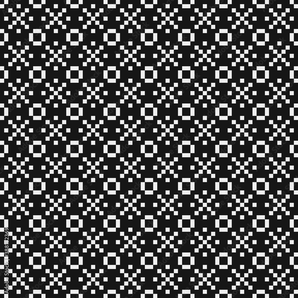 Abstract Cross Pattern Dots Logo generative computational art illustration