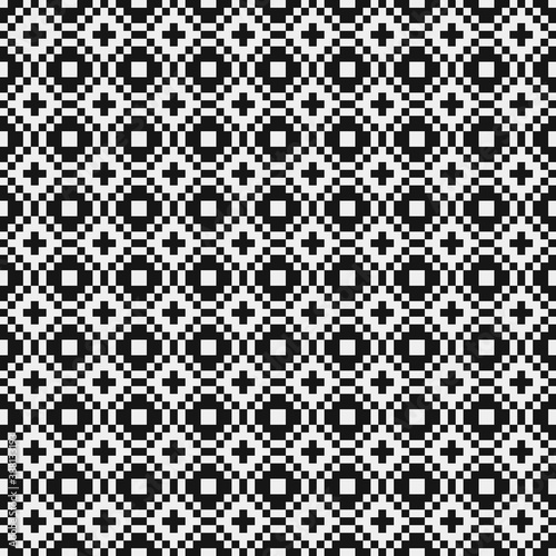 Abstract Cross Pattern Dots Logo generative computational art illustration