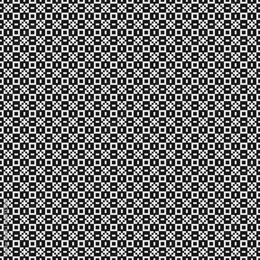 Abstract Cross Pattern Dots Logo generative computational art illustration