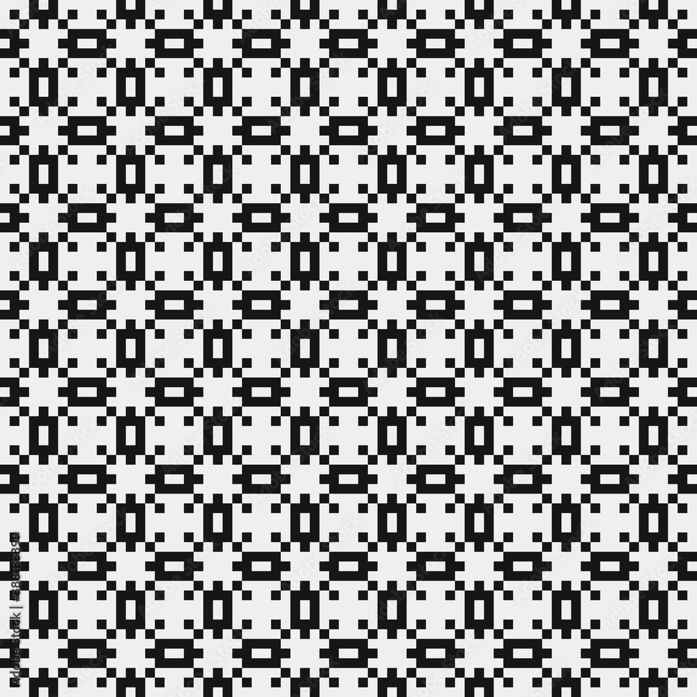 Fototapeta premium Abstract Cross Pattern Dots Logo generative computational art illustration