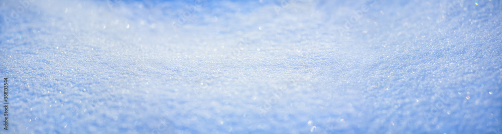 Obraz premium New Year, Christmas background, natural snow. Texture, banner for design