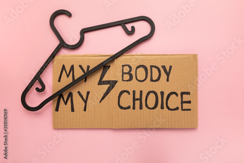 Εκτύπωση καμβά Conceptual photo of the abortion ban protests in Poland.