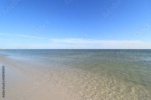 View of the Gulf of Mexico from the beach of Santa Rose Island