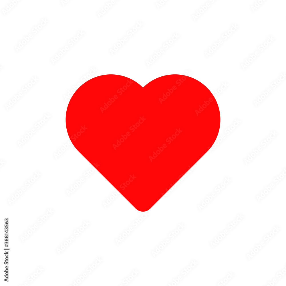 heart vector icon. heart design. coloured collection. heart concept. Logo element illustration.