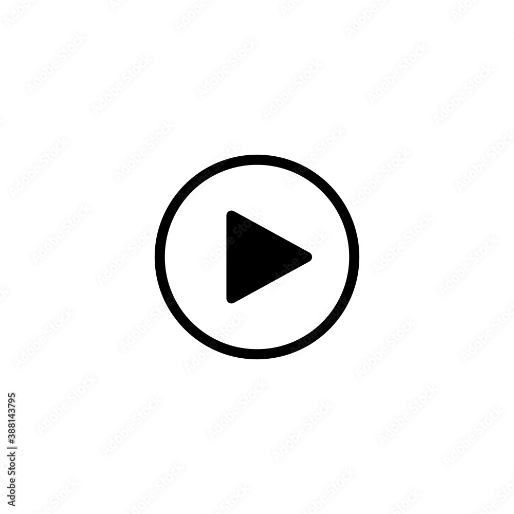 Play button icon design. Illustration of play button. Play Vector icon. Video play button symbol. Play button icon design. Illustration of play button. Play Vector icon. Video play button symbol.