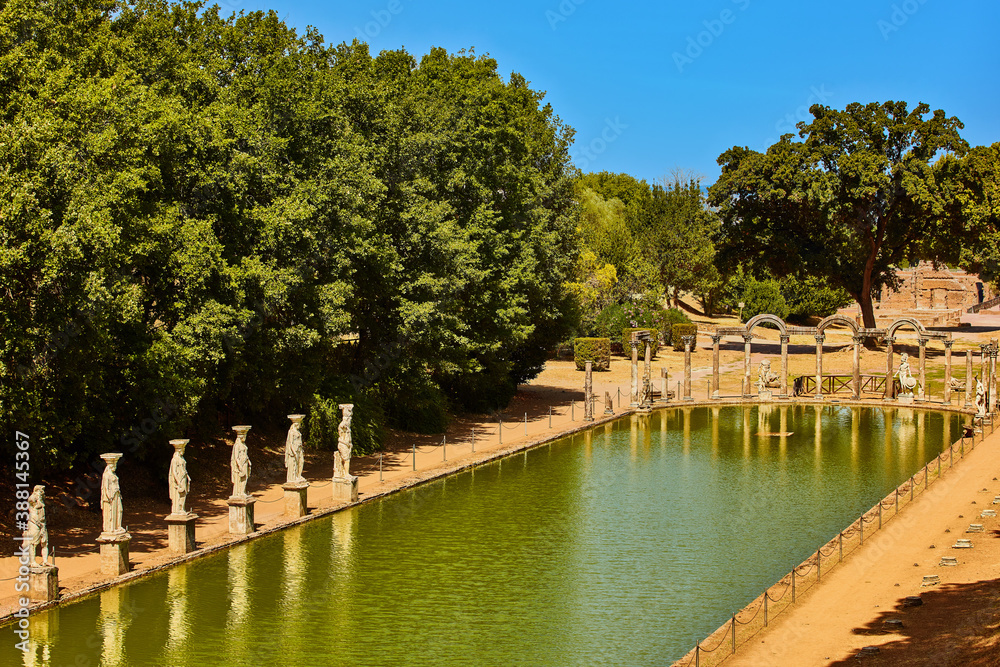 Villa Adriana Tivoli near Rome Lazio region Italy landmark Villa Adriana Tivoli near Rome Lazio region Italy landmark