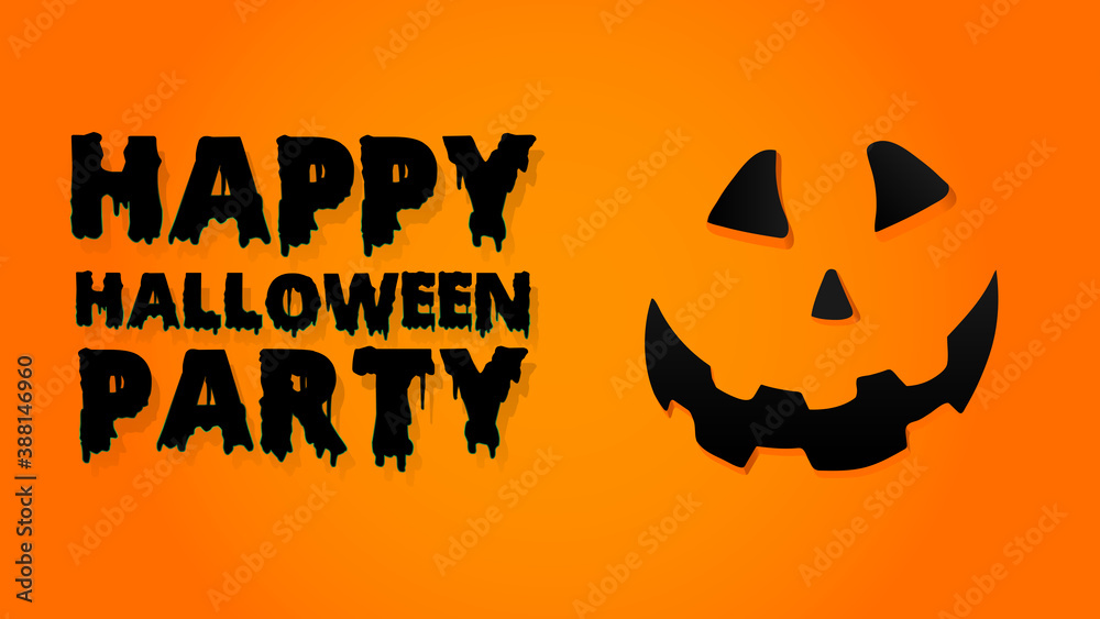 Fototapeta premium October 31 Happy Halloween party