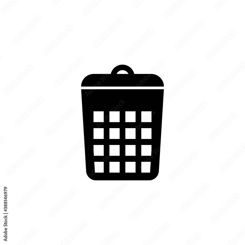 trash can logo