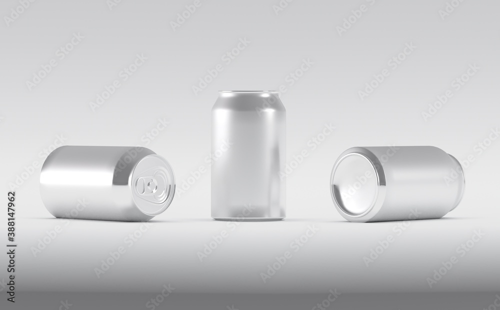 Aluminium Can Mockup 3D illustration Aluminium Can Mockup 3D illustration