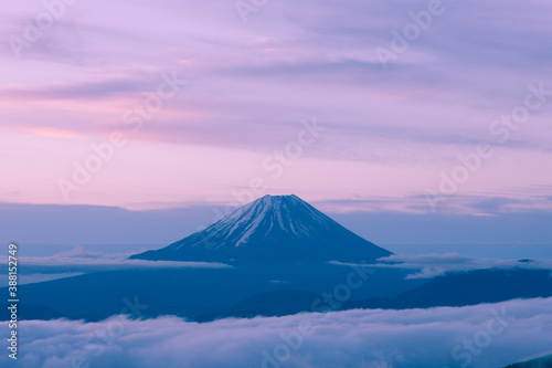 櫛形山からの富士山