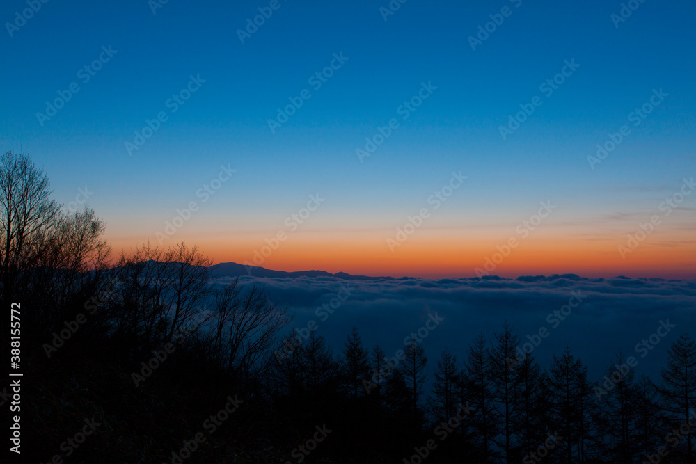 夜明けの雲海