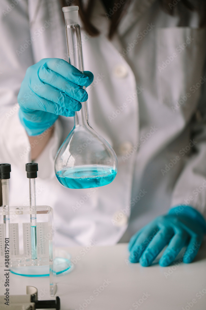 Chemist Doing Chemical Experiments Chemist Doing Chemical Experiments