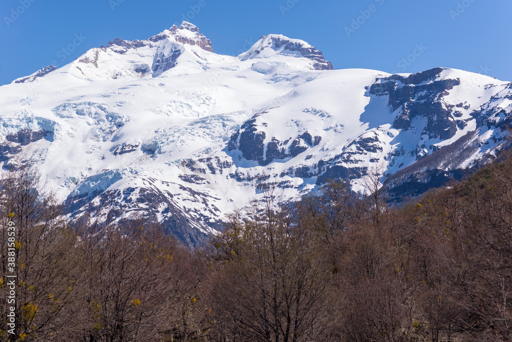 Best views of the Andes Mountains in Bariloche, Patagonia, Argentina. Tronador volcano. Nahuel Huapi National Park. South America. Best views of the Andes Mountains in Bariloche, Patagonia, Argentina. Tronador volcano. Nahuel Huapi National Park. South America.