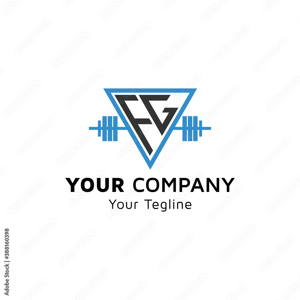 Alphabet FG Vector, Physical fitness dumbbell icon, Physical Fitness logo icon, green gradient color, company vector design Alphabet FG Vector, Physical fitness dumbbell icon, Physical Fitness logo icon, green gradient color, company vector design