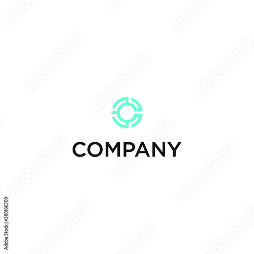 Simple,modern,and memorable logo created for cryptocurrency or crypto business.