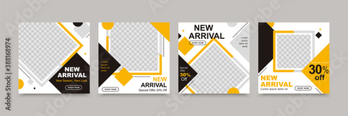 Social media template for promotion